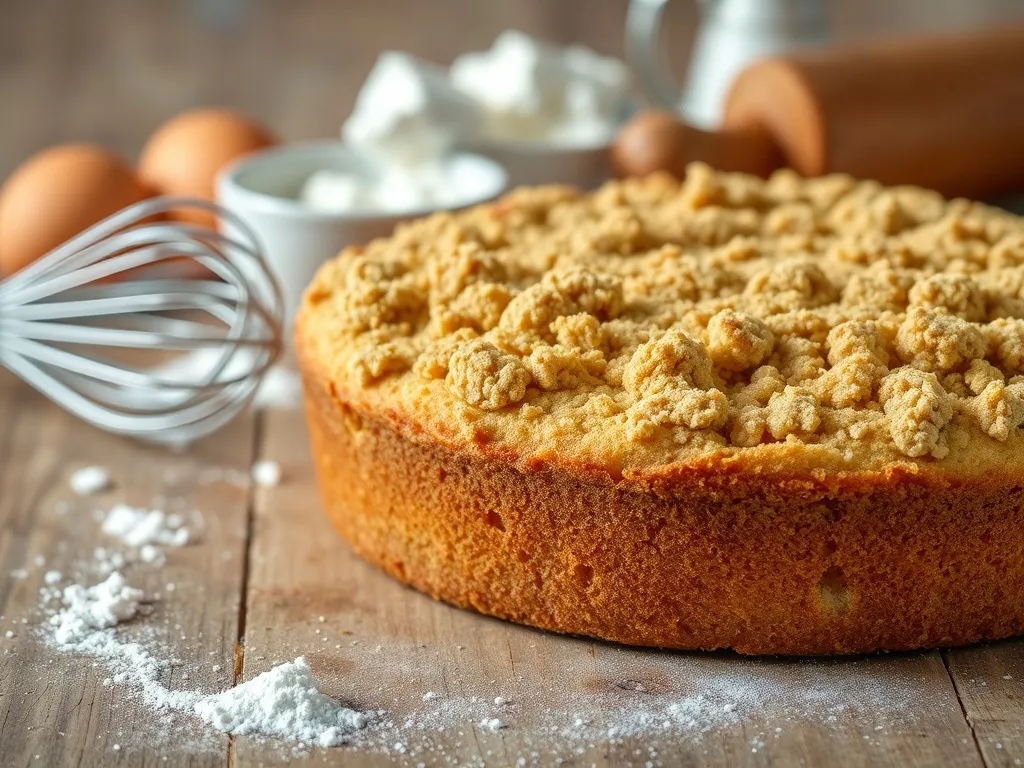 Jak długo piec ciasto drożdżowe z kruszonką?