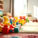 Dlaczego dziecko układa zabawki w rzędzie?