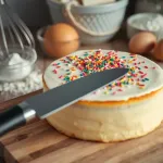 Jak pokroić okrągłe ciasto w romby?